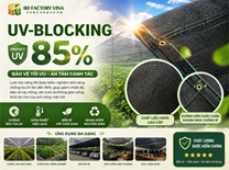 IRI Shade Net Passed 85% UV-Blocking Test